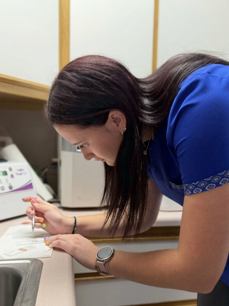 All Creatures Clinic - Diagnostics Cytology Slide Prep